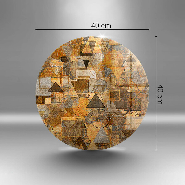 De vidrio templado Patrones sin fisuras de figuras geométricas