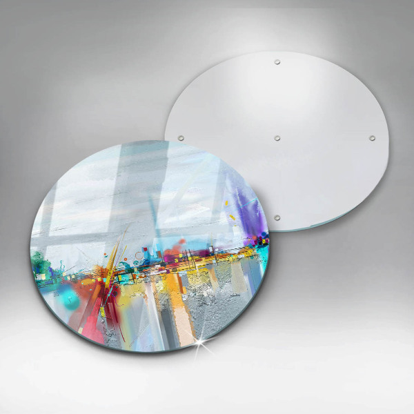 De vidrio templado Abstracción pintada