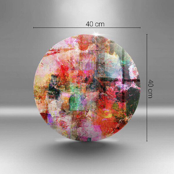 De vidrio templado Abstracción de pintura