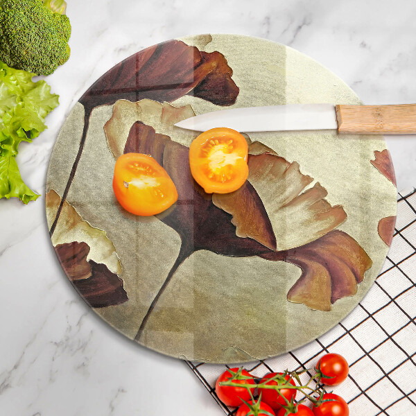 De vidrio templado Flores boho pintadas