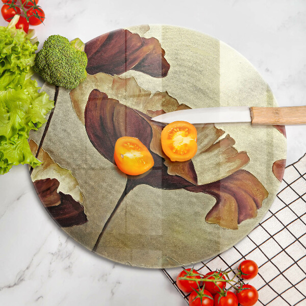 De vidrio templado Flores boho pintadas