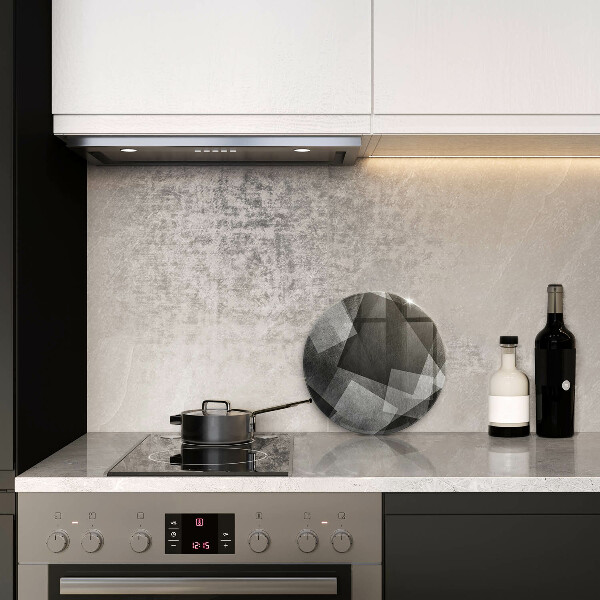 De vidrio templado Abstracción geométrica