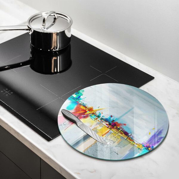 De vidrio templado Abstracción pintada