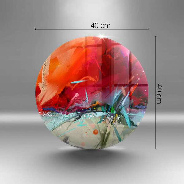 De vidrio templado Abstracción pintada