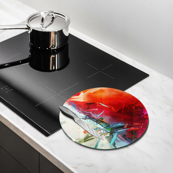 De vidrio templado Abstracción pintada