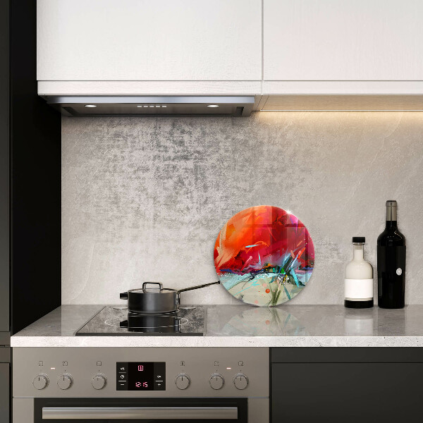 De vidrio templado Abstracción pintada