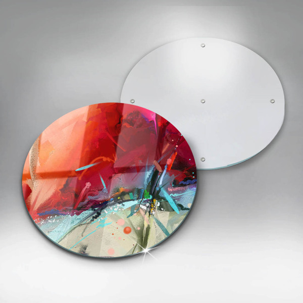 De vidrio templado Abstracción pintada