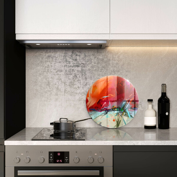 De vidrio templado Abstracción pintada