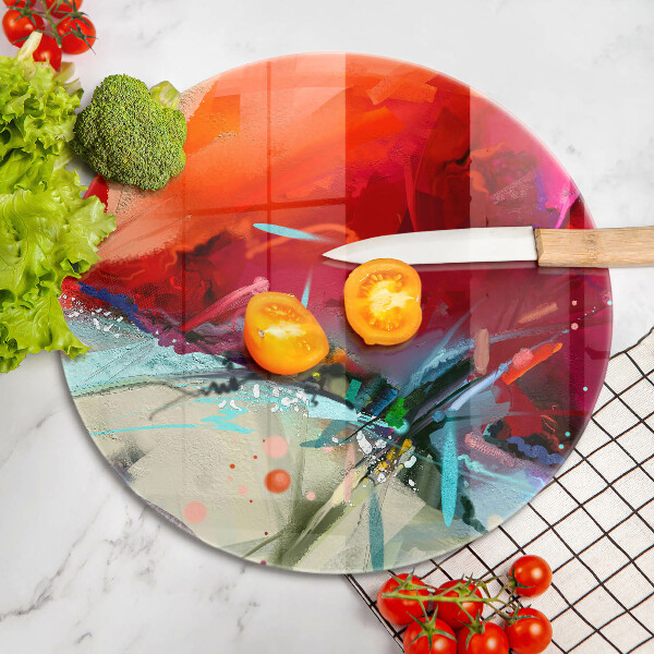 De vidrio templado Abstracción pintada