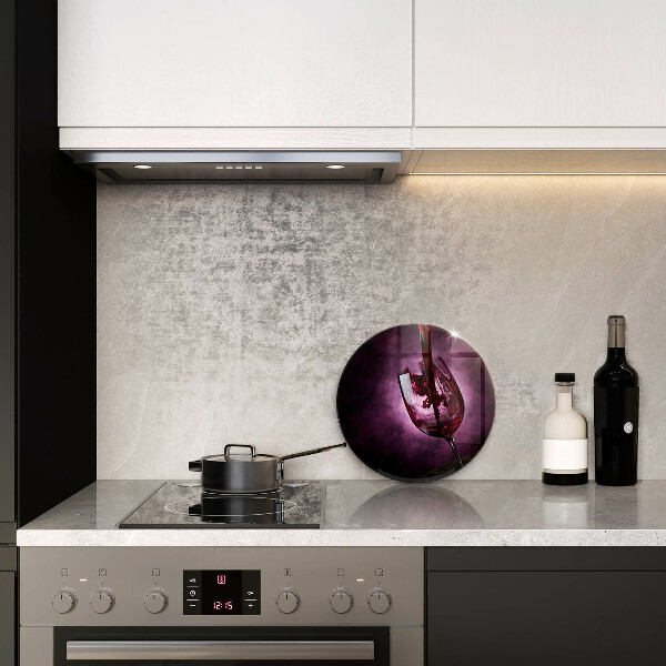 De vidrio templado Una copa de vino