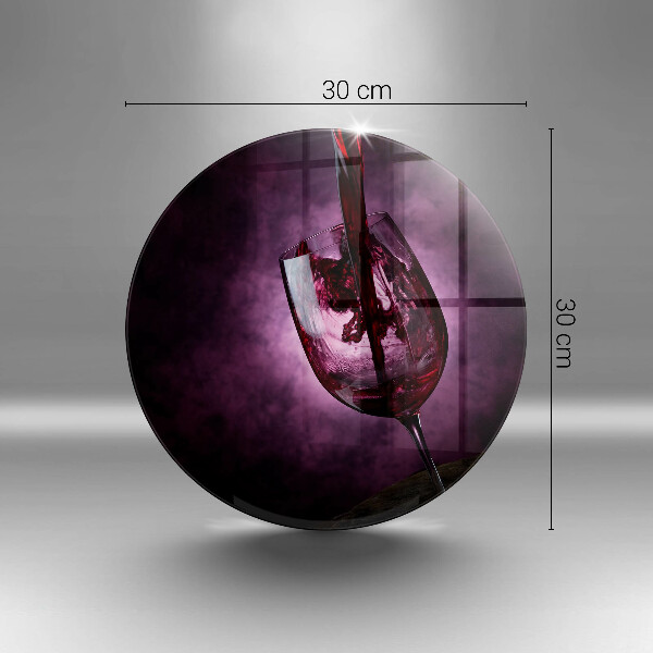 De vidrio templado Una copa de vino