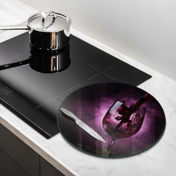 De vidrio templado Una copa de vino