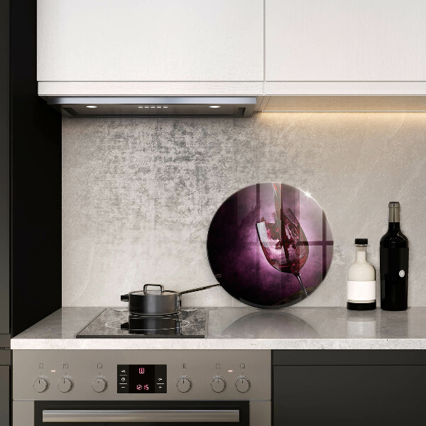 De vidrio templado Una copa de vino