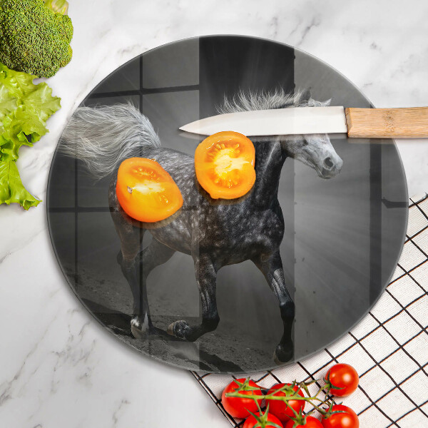 De vidrio templado Caballo al galope