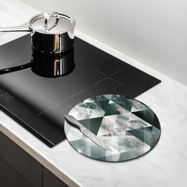 De vidrio templado Triángulos y agua