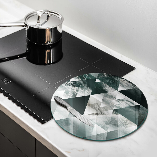 De vidrio templado Triángulos y agua