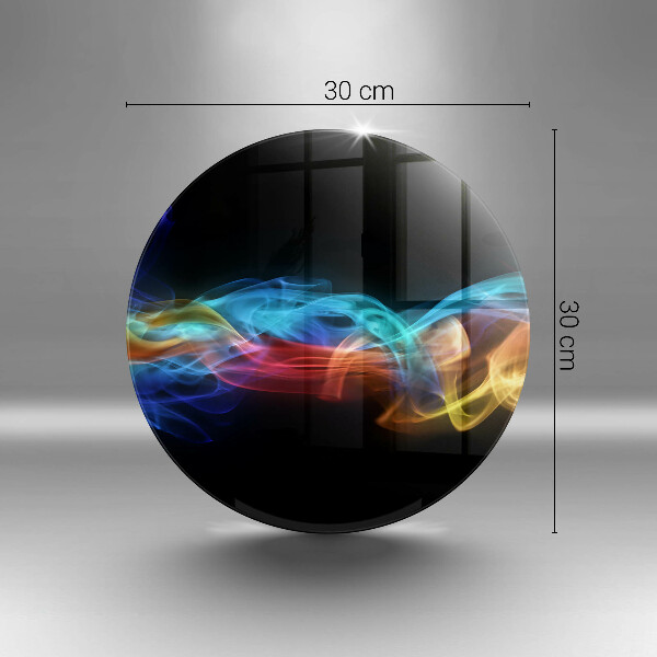 De vidrio templado Humo colorido