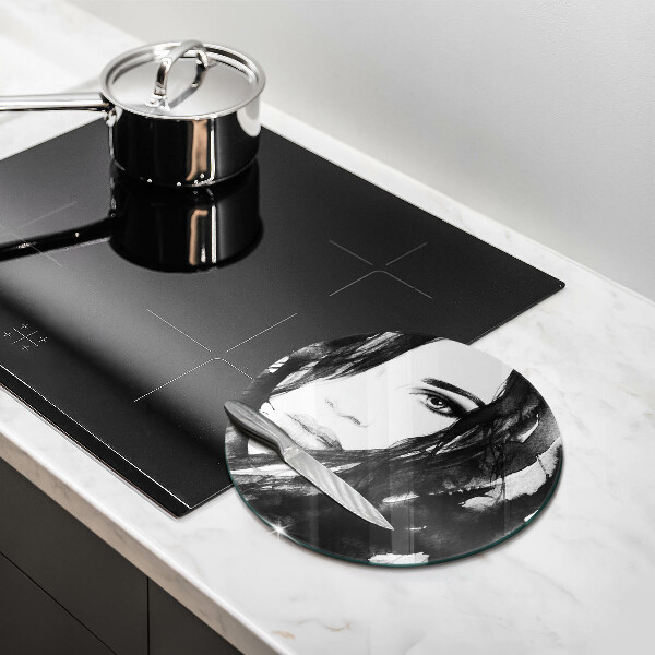 De vidrio templado Cara de mujer