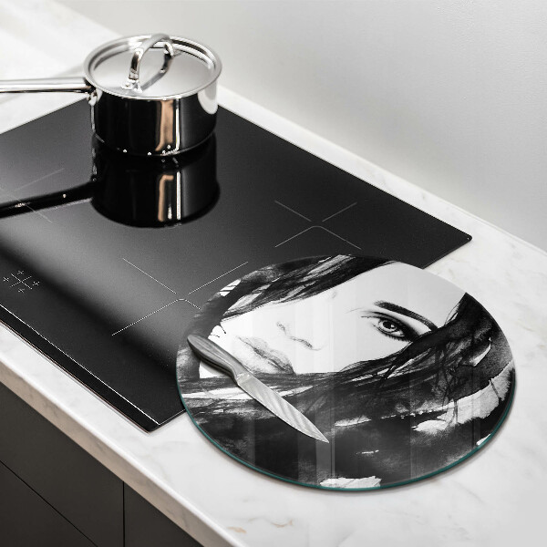 De vidrio templado Cara de mujer