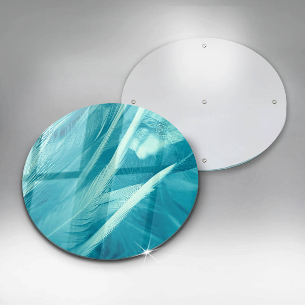 De vidrio templado Plumas delicadas