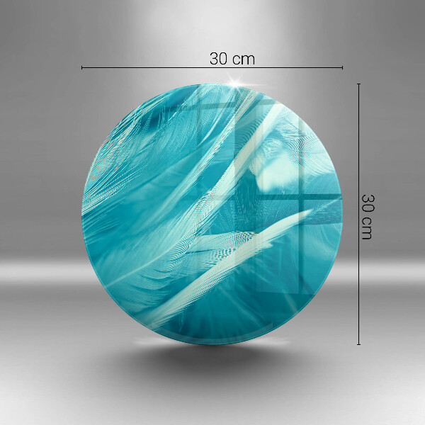 De vidrio templado Plumas delicadas