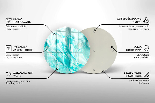 De vidrio templado Pinturas de abstraccion