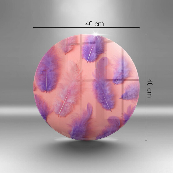 De vidrio templado Plumas esponjosas