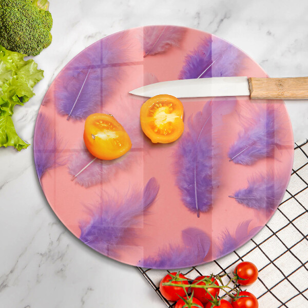 De vidrio templado Plumas esponjosas