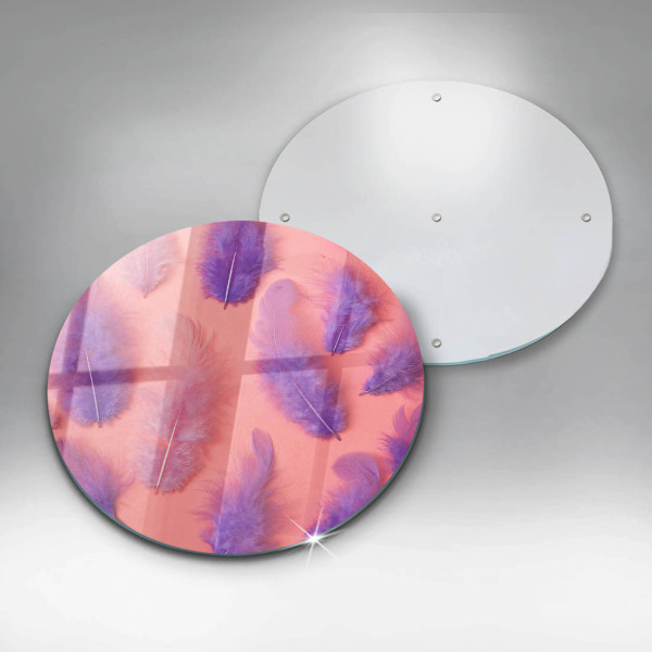 De vidrio templado Plumas esponjosas