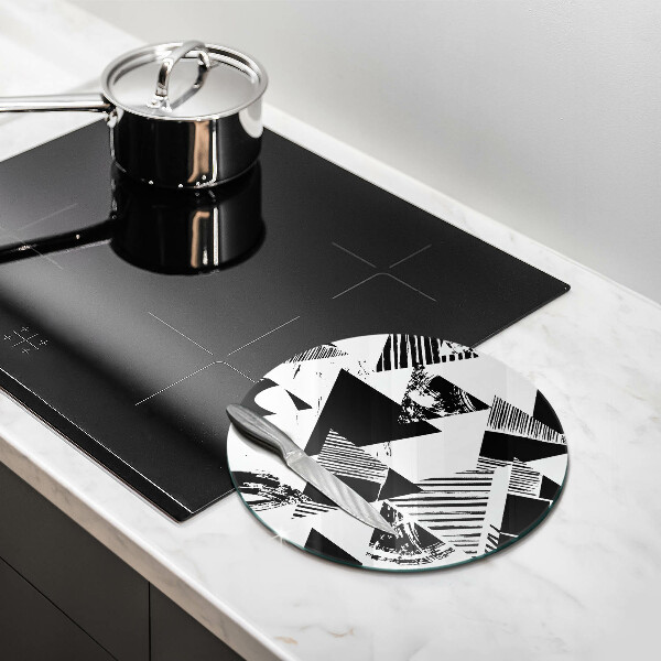 De vidrio templado Triángulos geométricos