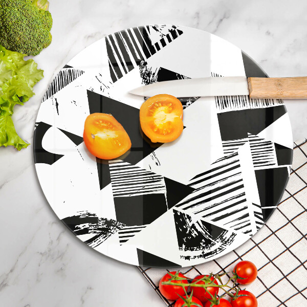 De vidrio templado Triángulos geométricos