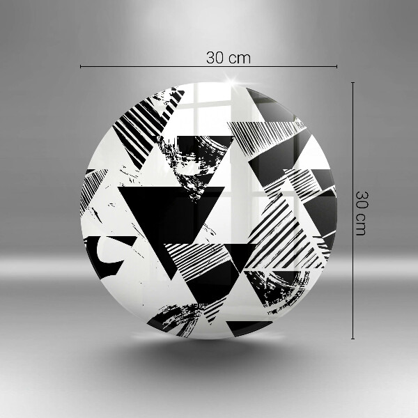 De vidrio templado Triángulos geométricos