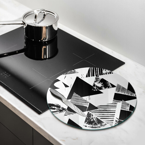 De vidrio templado Triángulos geométricos