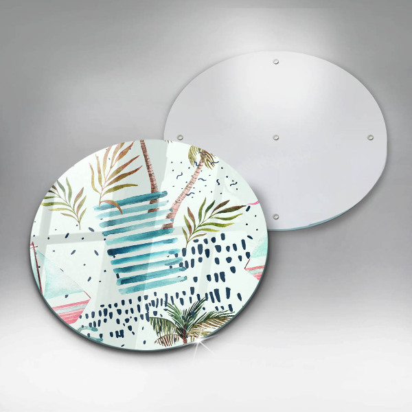 De vidrio templado Ilustraciones de vacaciones