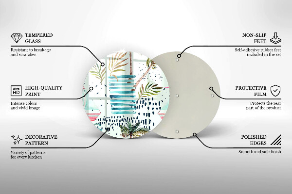 De vidrio templado Ilustraciones de vacaciones