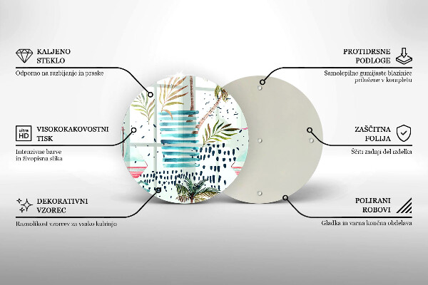 De vidrio templado Ilustraciones de vacaciones