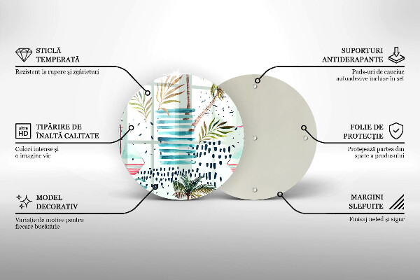 De vidrio templado Ilustraciones de vacaciones
