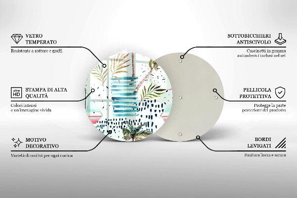 De vidrio templado Ilustraciones de vacaciones