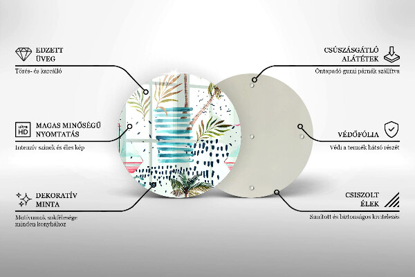 De vidrio templado Ilustraciones de vacaciones