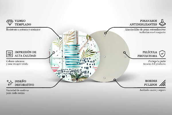 De vidrio templado Ilustraciones de vacaciones