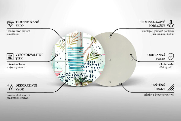 De vidrio templado Ilustraciones de vacaciones