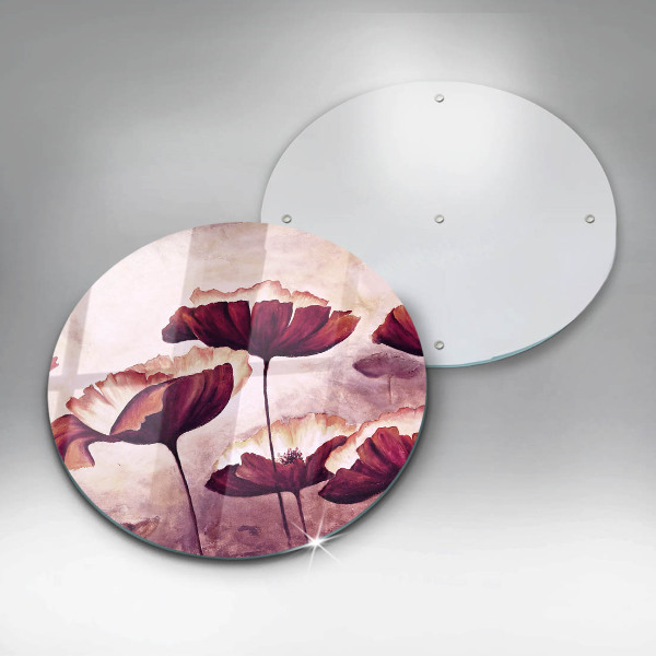 De vidrio templado Pintura de flores