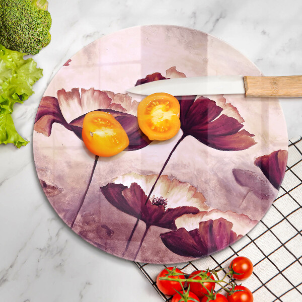 De vidrio templado Pintura de flores