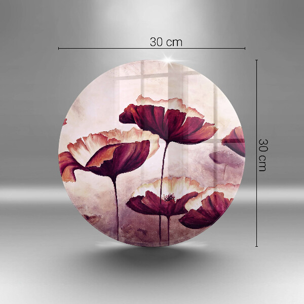 De vidrio templado Pintura de flores