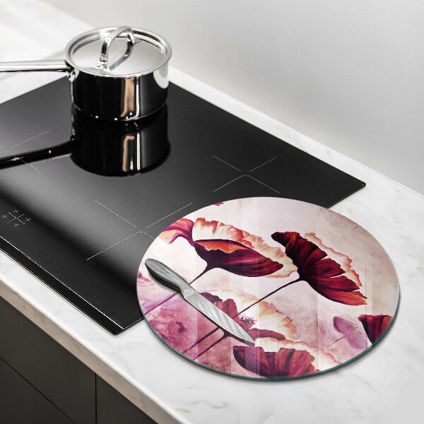 De vidrio templado Pintura de flores