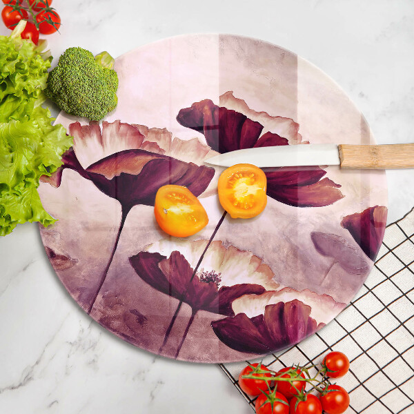 De vidrio templado Pintura de flores