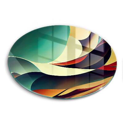 De vidrio templado Abstracción de formas