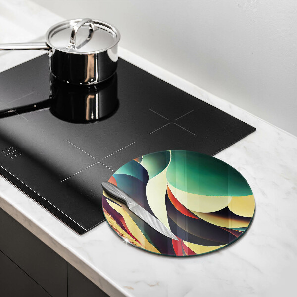 De vidrio templado Abstracción de formas