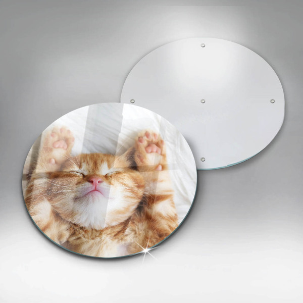 De vidrio templado Pequeño gatito lindo