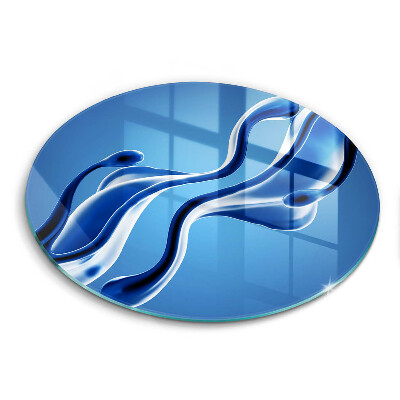 De vidrio templado Abstracción de fluidos